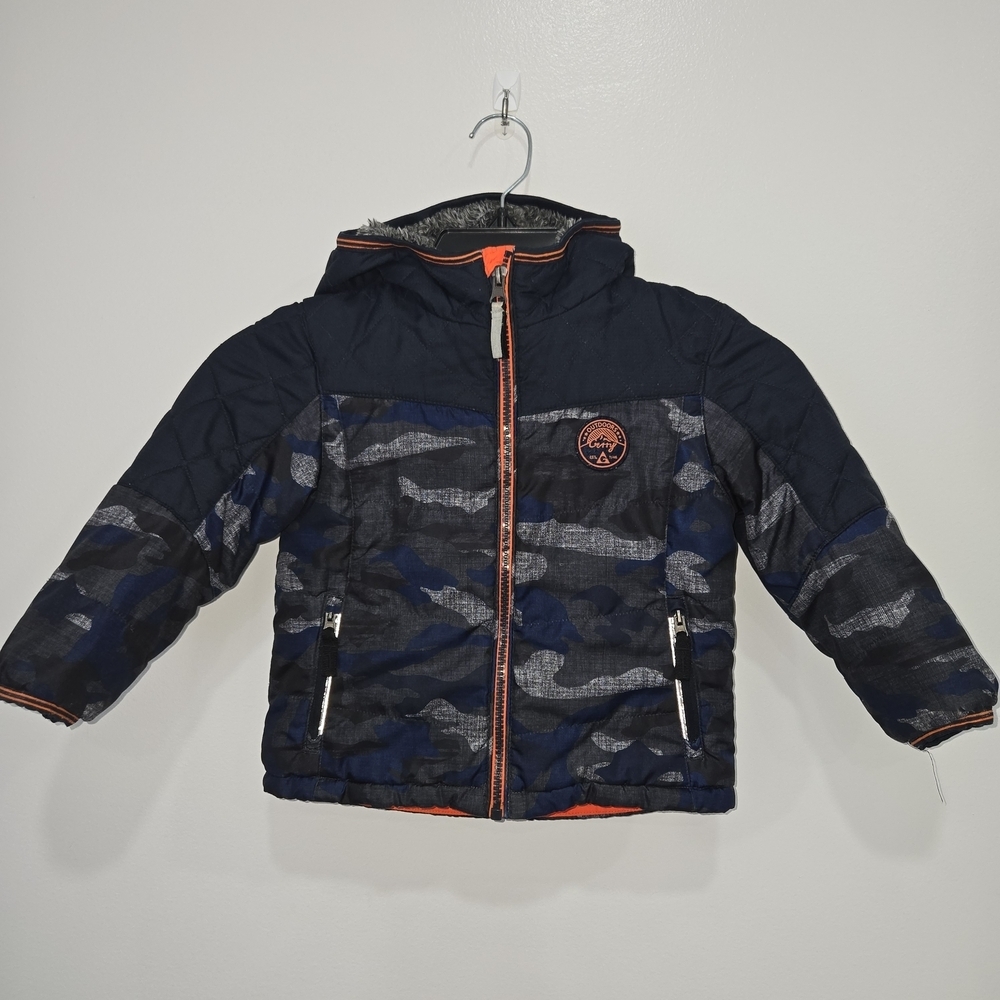 Gerry Boys Camo Puffer Jacket with Fuzzy Lining – Size 3T Spring Fall - Picture 2 of 6